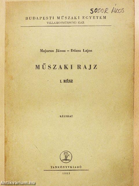 Műszaki rajz I.