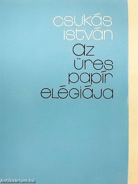 Az üres papír elégiája