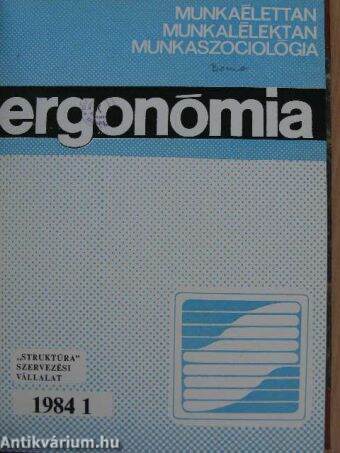Ergonómia 1984/1-4.