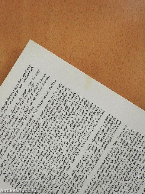 Tanulmányok Csongrád megye történetéből XIV.