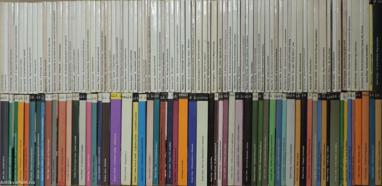 "140 kötet a Gyorsuló idő sorozatból (nem teljes sorozat)"