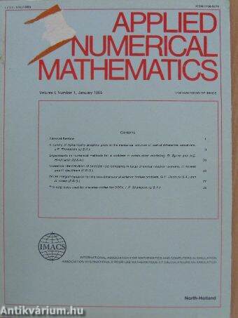 Applied Numerical Mathematics January 1985.