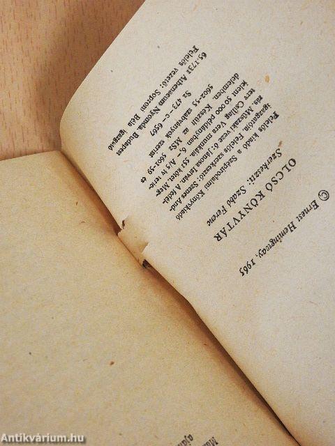 Az öreg halász és a tenger