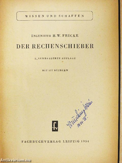 Der Rechenschieber