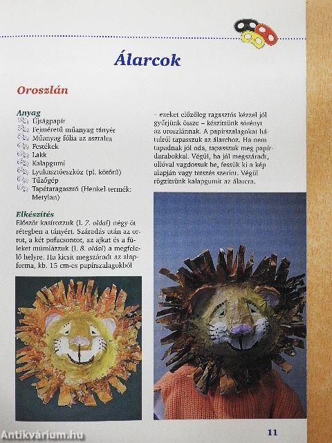 Farsangi papír álarcok