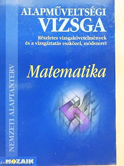 Alapműveltségi vizsga - Matematika