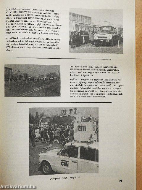 Autóközlekedési Tanintézet Tájékoztató 1976/2.