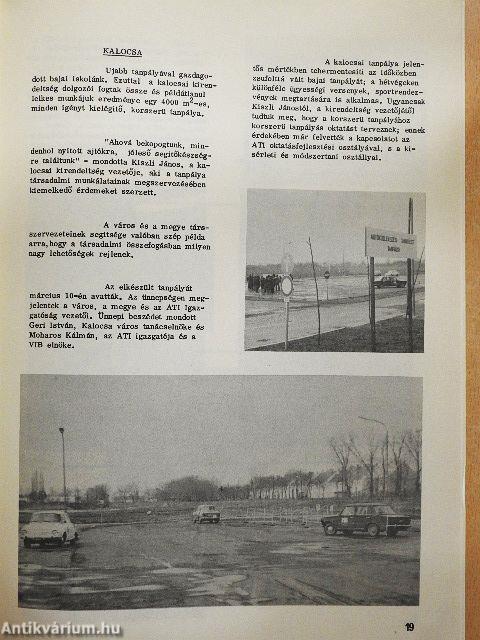 Autóközlekedési Tanintézet Tájékoztató 1976/2.