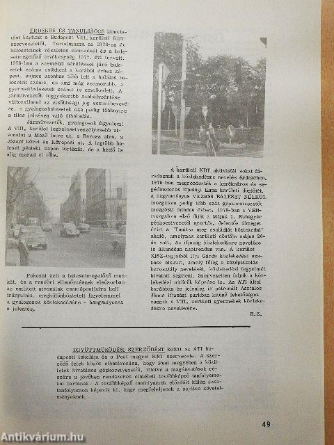 Autóközlekedési Tanintézet Tájékoztató 1977/3.