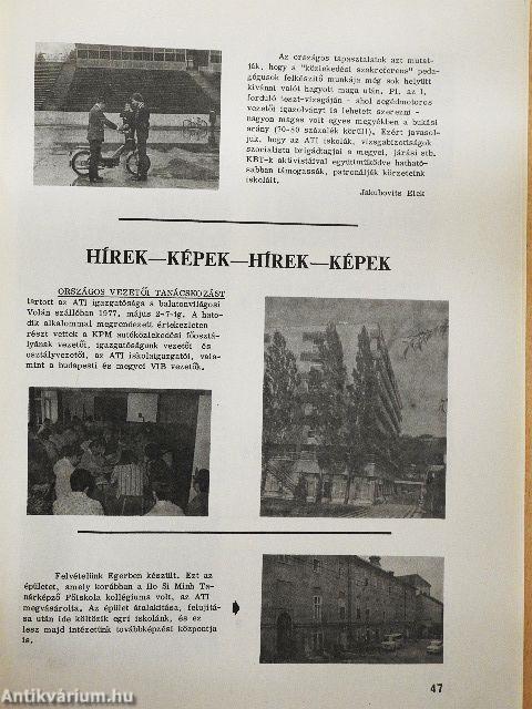 Autóközlekedési Tanintézet Tájékoztató 1977/3.