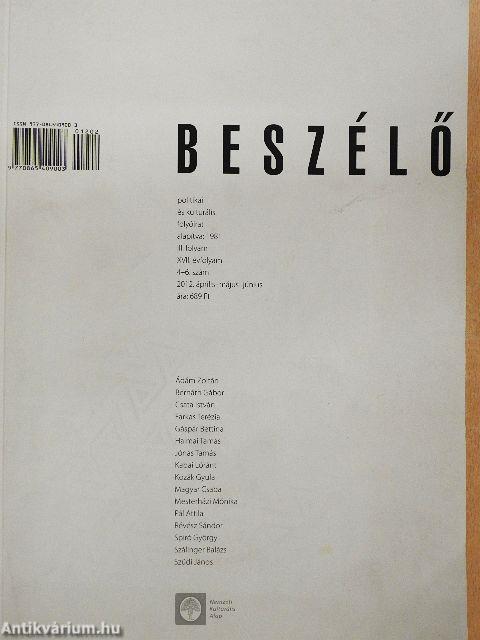 Beszélő 2012. április/május/június