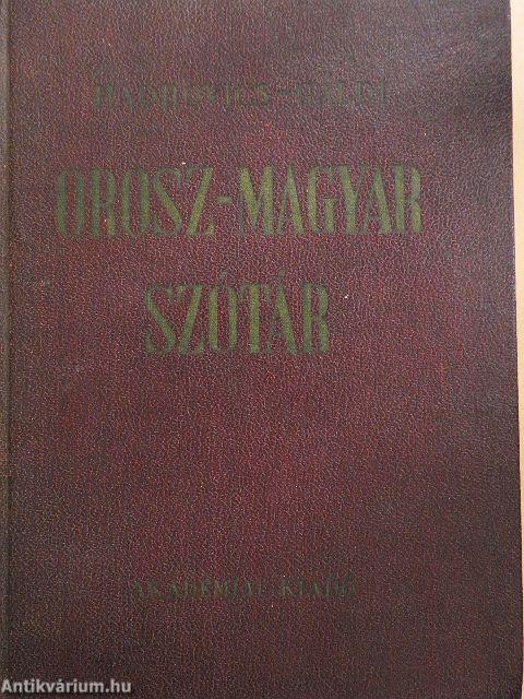 Orosz-magyar szótár