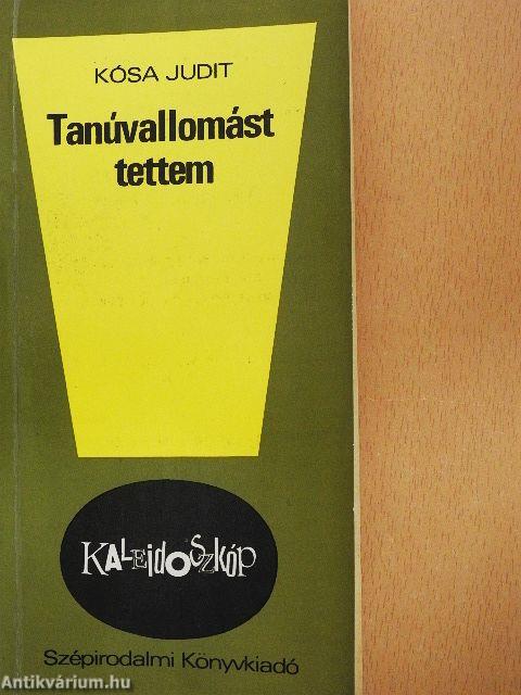 Tanúvallomást tettem