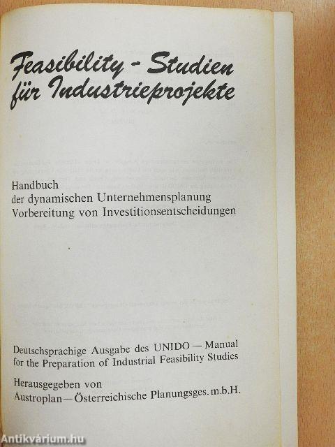 Feasibility-Studien für Industrieprojekte