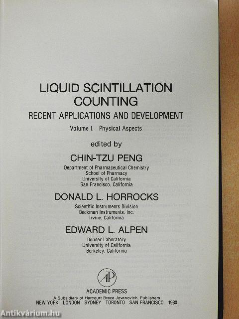 Liquid Scintillation Counting 1-2