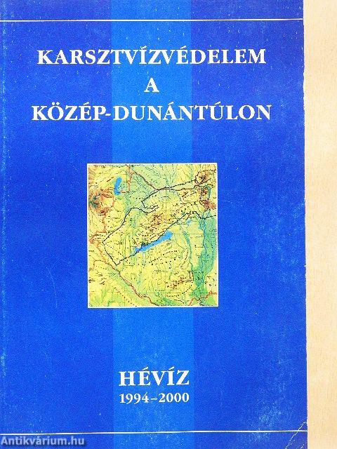 Karsztvízvédelem a Közép-Dunántúlon