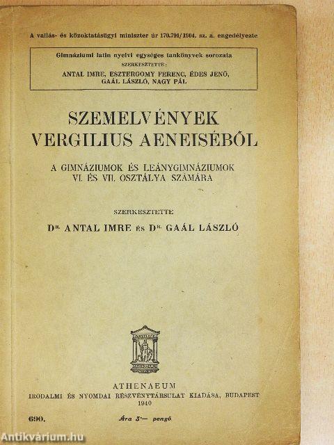 Szemelvények Vergilius Aeneiséből