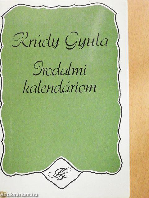 Irodalmi kalendáriom