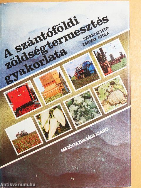 A szántóföldi zöldségtermesztés gyakorlata