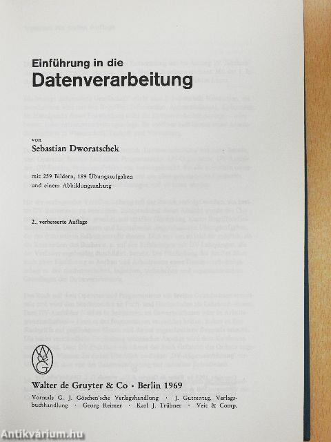 Einführung in die Datenverarbeitung