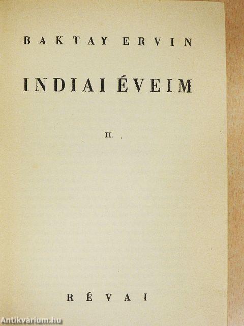 Indiai éveim I-II.