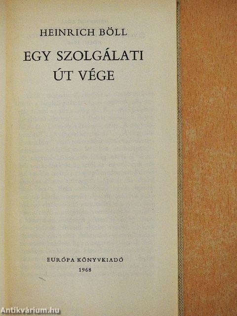 Egy szolgálati út vége