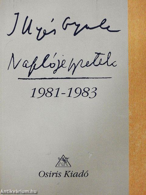 Naplójegyzetek 1981-1983