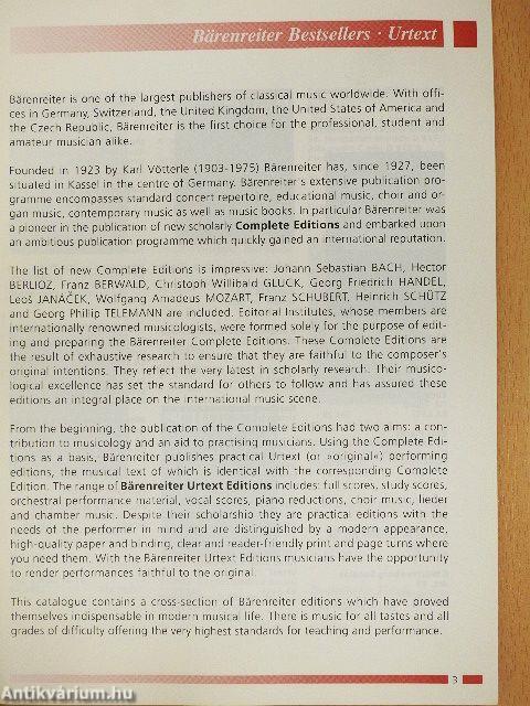 Bärenreiter Bestsellers