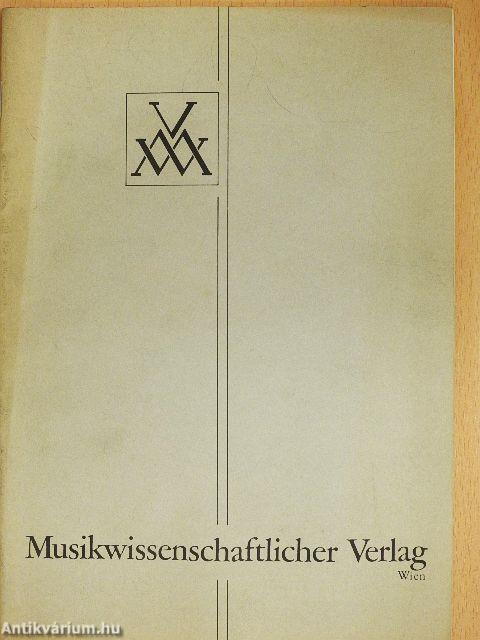 Musikwissenschaftlicher Verlag
