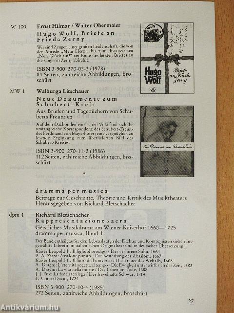 Musikwissenschaftlicher Verlag