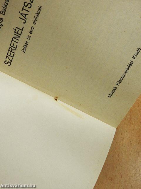 Szeretnél játszani?