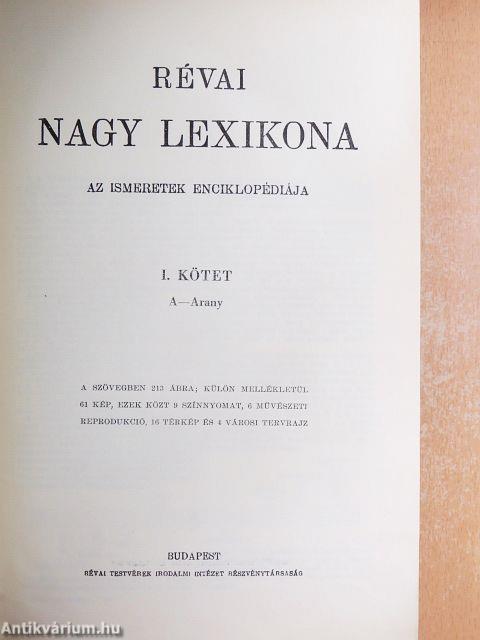 Révai nagy lexikona 1-21.