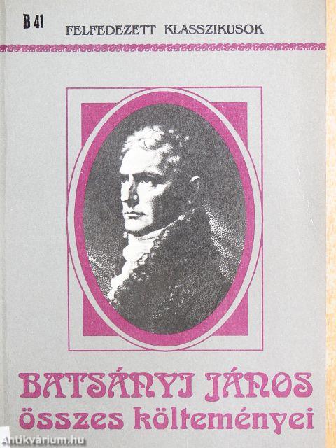 Batsányi János összes költeményei