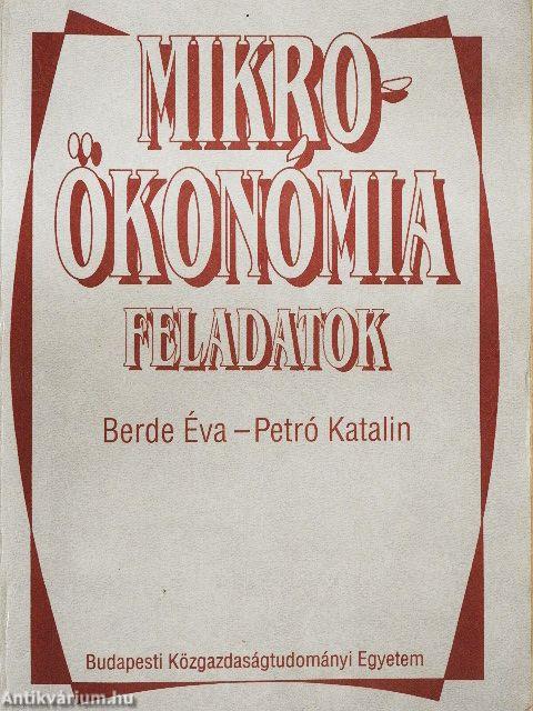 Mikroökonómia feladatok
