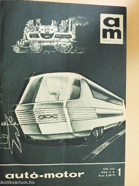 Autó-Motor 1966. január-december