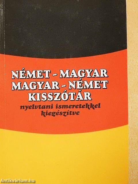 Német-magyar/magyar-német kisszótár