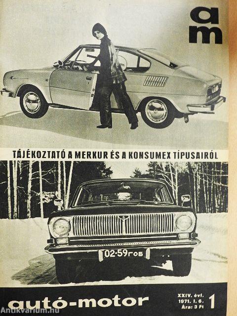 Autó-Motor 1971. január-december