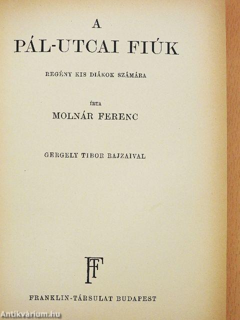 A Pál-utcai fiúk