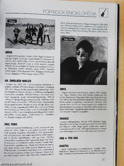 Képes pop-rock enciklopédia