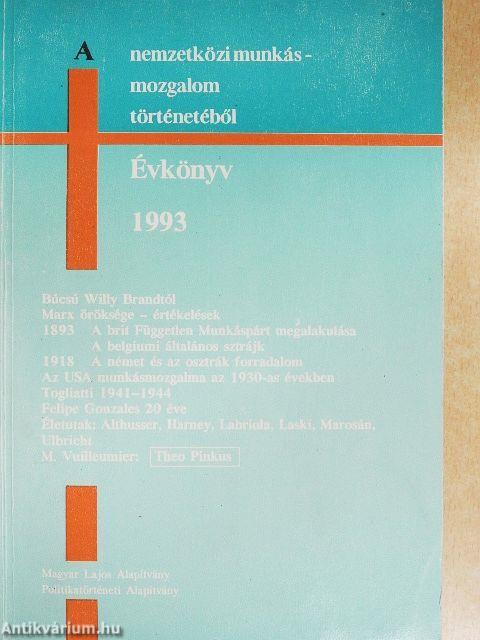 A nemzetközi munkásmozgalom történetéből 1993