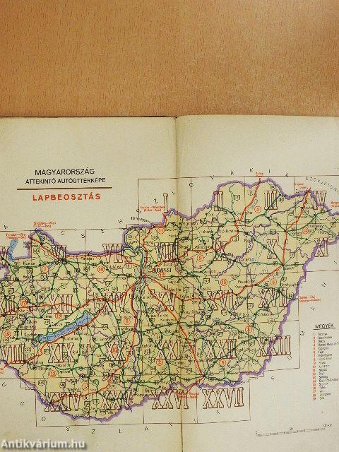 Magyarországi autóutak térképe