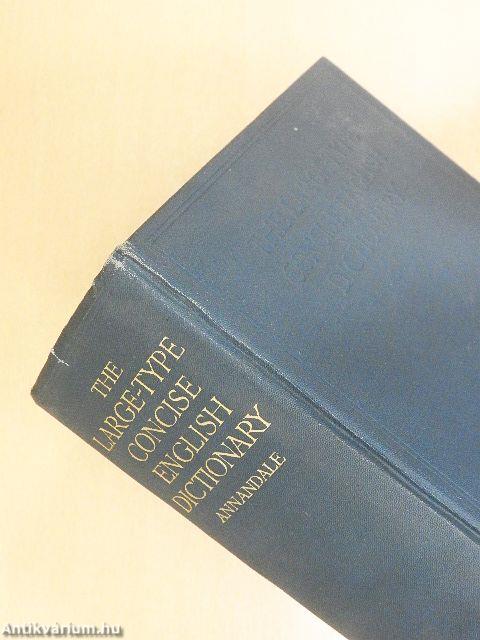 The Large-Type Concise English Dictionary