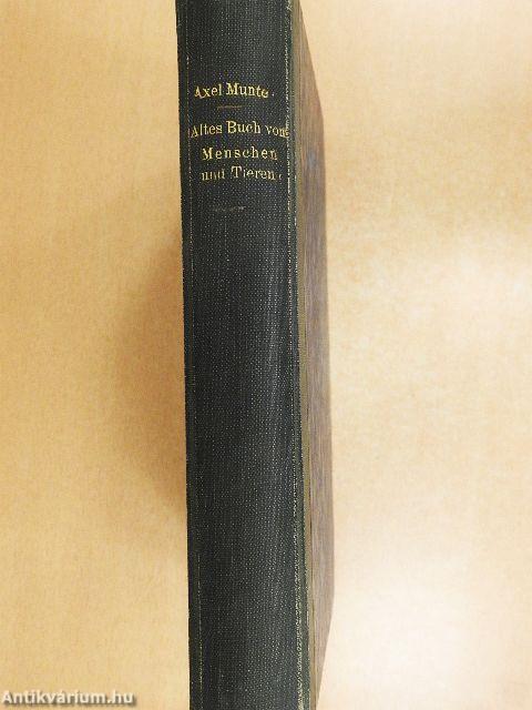 Ein altes Buch von Menschen und Tieren (gótbetűs)