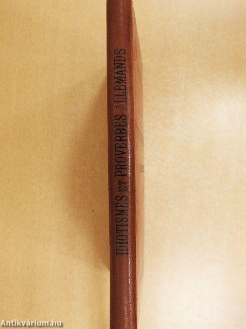 Les idiotismes et les proverbes de la conversation allemande