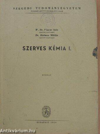 Szerves kémia I.