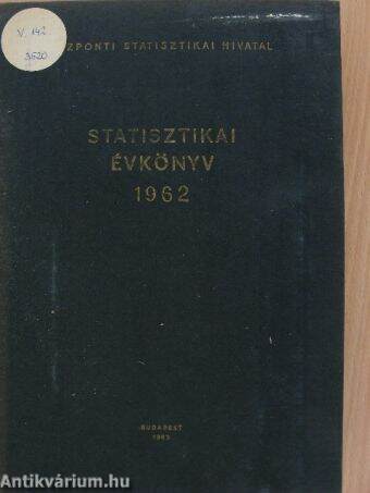 Statisztikai évkönyv 1962