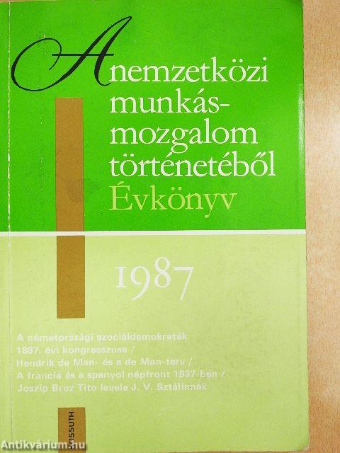 A nemzetközi munkásmozgalom történetéből 1987