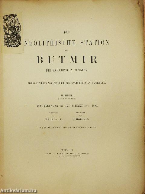 Die Neolithische Station von Butmir bei Sarajevo in Bosnien II.