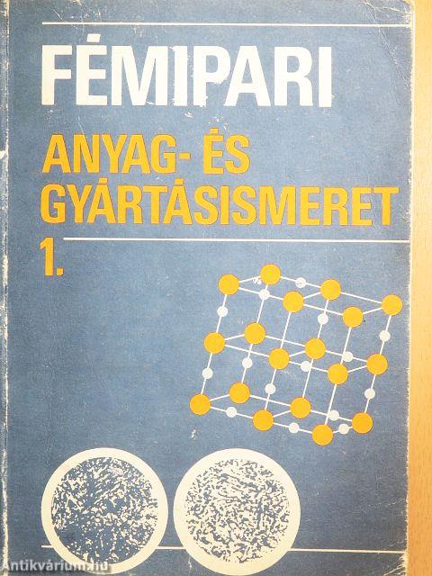Fémipari anyag- és gyártásismeret 1. 