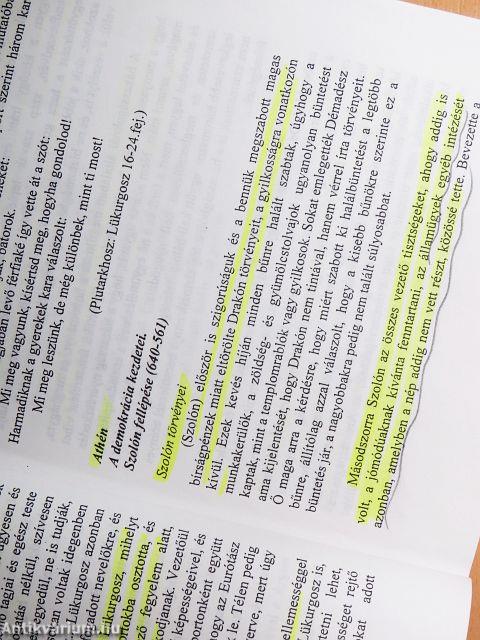 Szöveggyűjtemény az európai történelem és kultúrtörténet tantárgy tanulásához